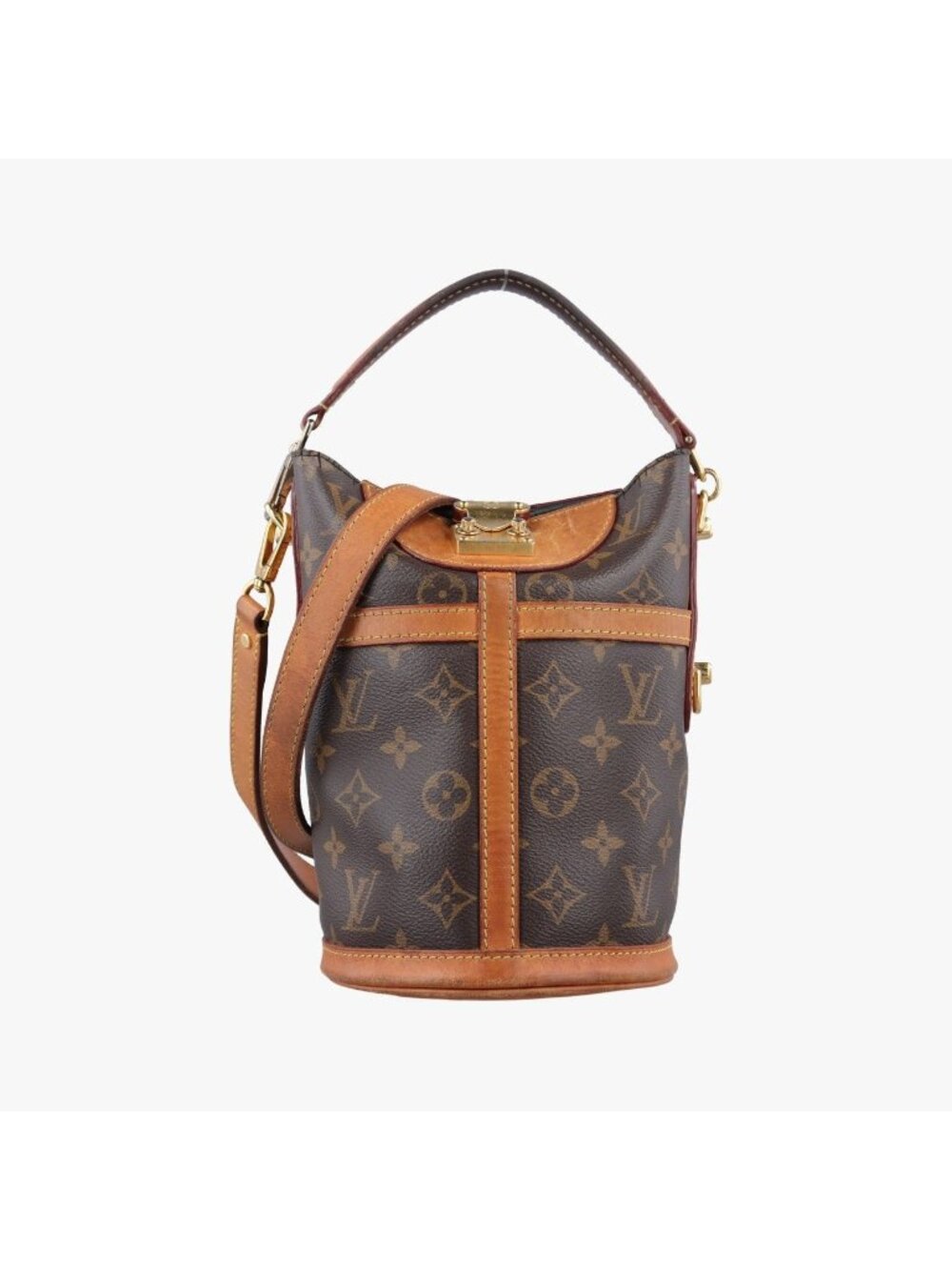 Louis Vuitton Duffle Monogram Brown Canvas